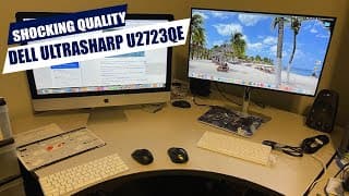Dell UltraSharp U2723QE 4K Review: The Ultimate Productivity Hub? (IPS Black & KVM Test)