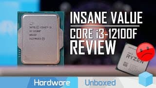 Quad-Cores Are Back! Intel Core i3 12100F Review, Much Better Than Expected