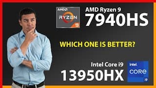 AMD Ryzen 9 7940HS vs INTEL Core i9 13950HX Technical Comparison