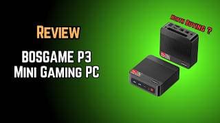 BOSGAME P3 Mini Gaming PC Review - Ryzen 7 7840HS