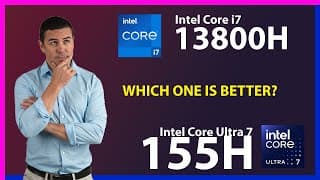 INTEL Core i7 13800H vs INTEL Core Ultra 7 155H Technical Comparison