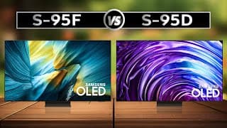 Samsung S95F vs S95D 🔥 Which 4K OLED TV Is Best in 2025? | In-Depth Specs Review