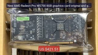 New AMD Radeon Pro W5700 8GB graphics card original and genuine — Best Deal 2026 | Shop Now!